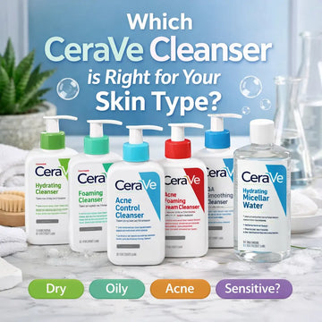Which CeraVe Cleanser is Right for Your Skin Type