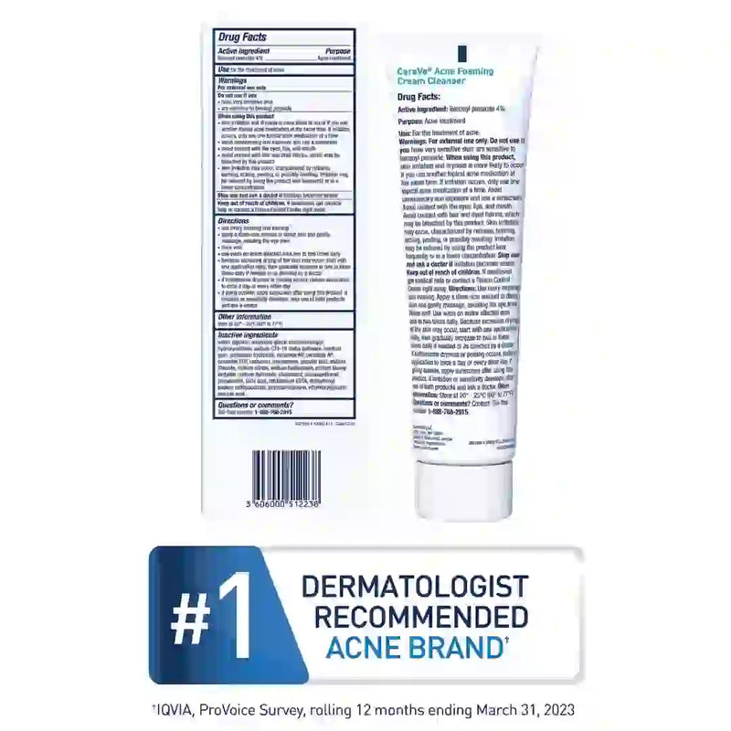 CeraVe Acne Foaming Cream Cleanser