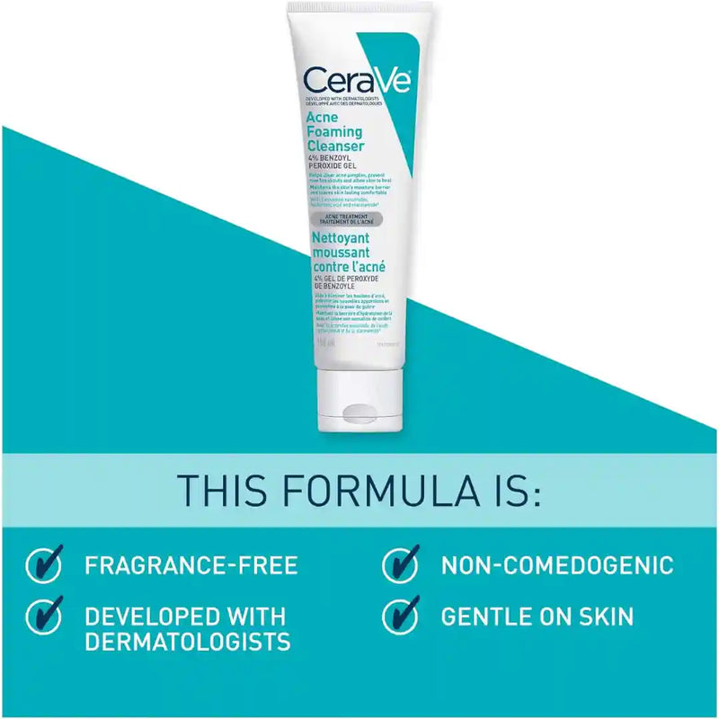 Acne Foaming Cleanser 4% Benzoyl Peroxide