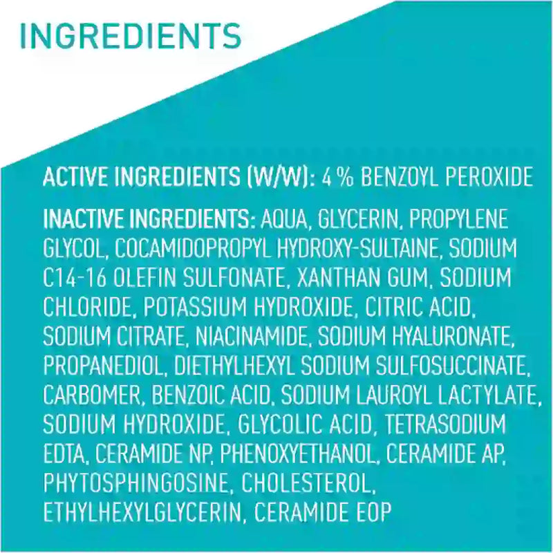Acne Foaming Cleanser 4% Benzoyl Peroxide