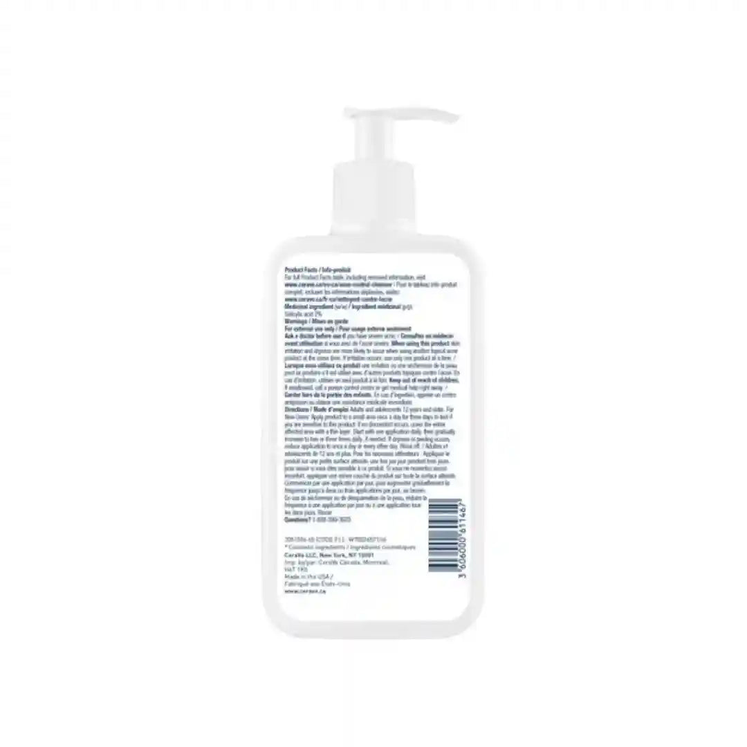 CeraVe Acne Control Cleanser | 2% Salicylic Acid Face Wash with Purifying Clay for Oily Skin and Blackheads 237ml